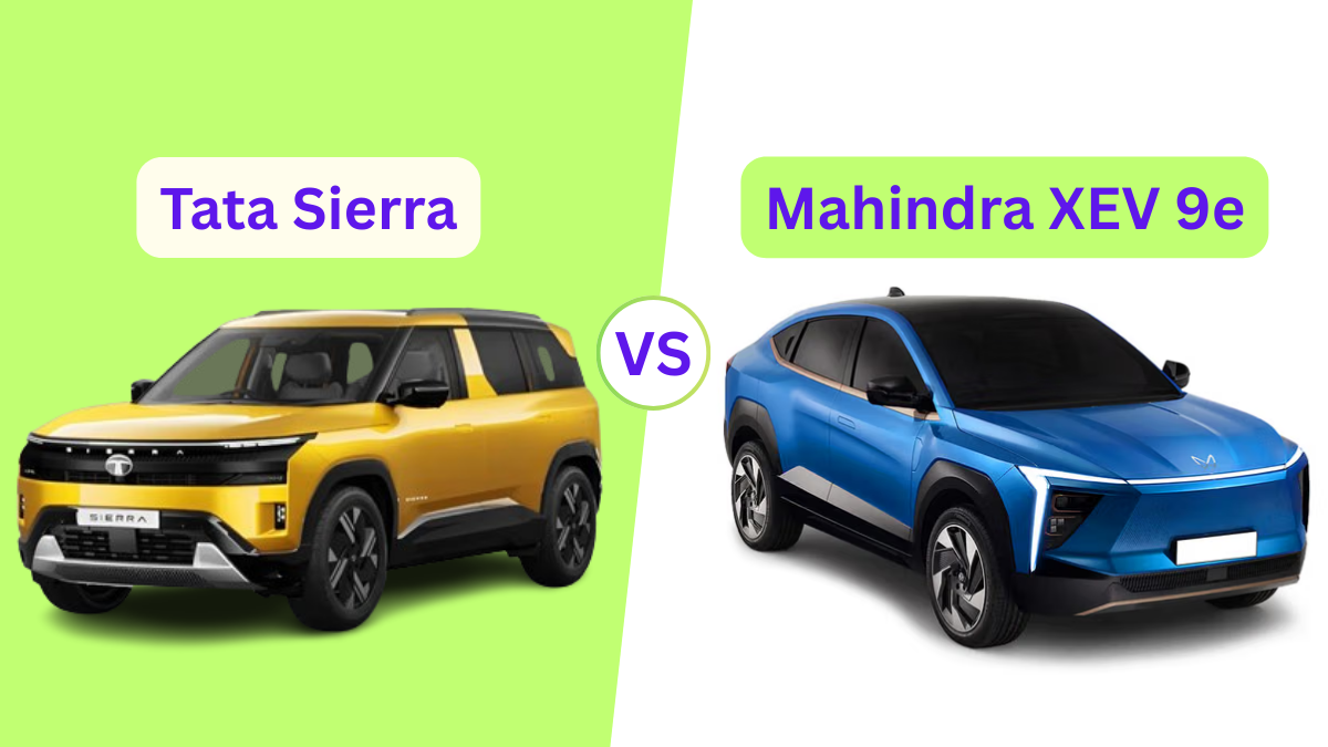 Tata Sierra vs Mahindra XEV 9e