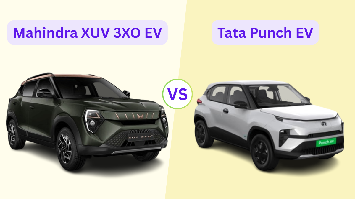 Comparison Mahindra XUV 3XO EV vs Tata Punch EV
