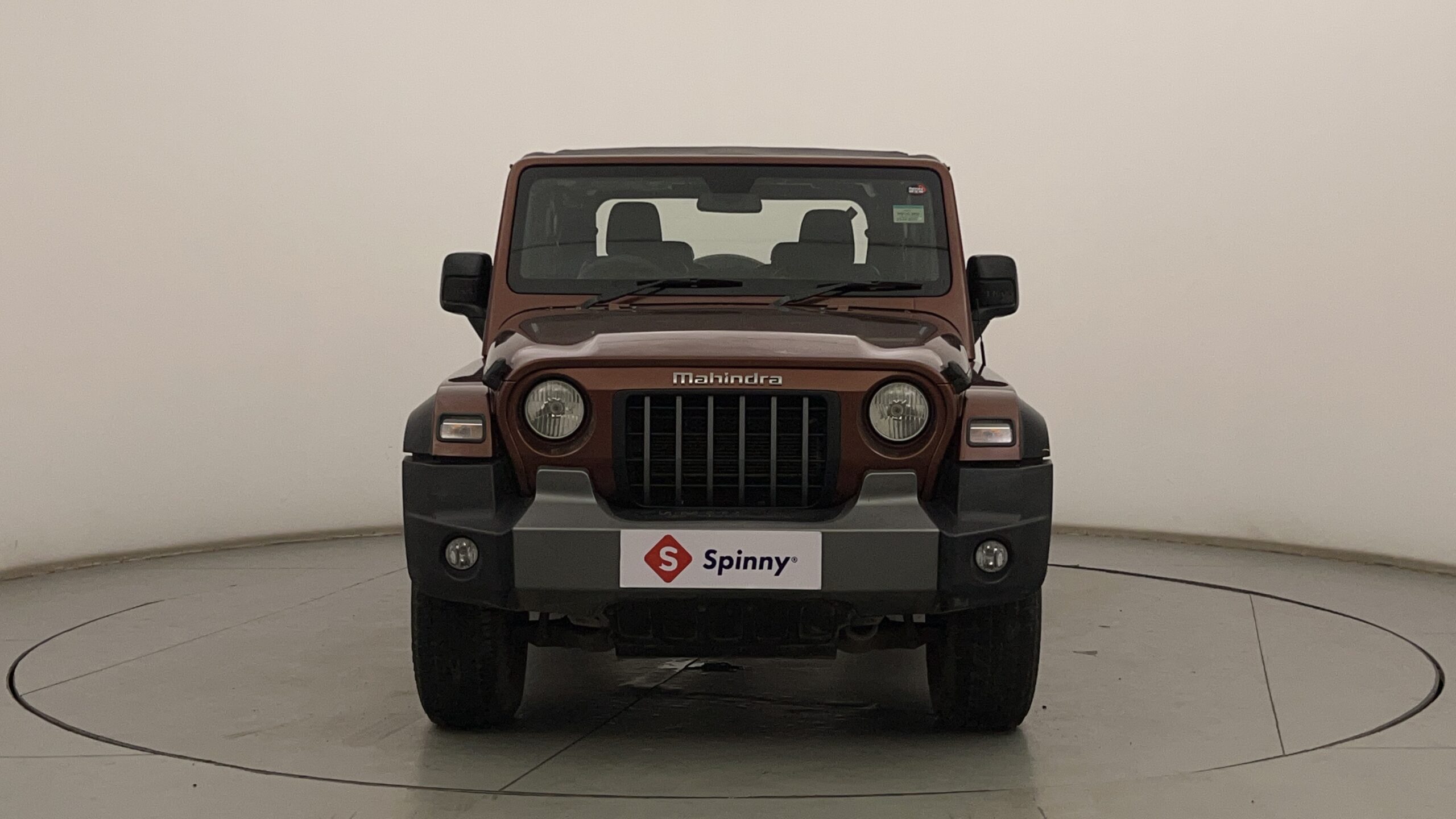 New Mahindra Thar exterior FRONT VIEW scaled