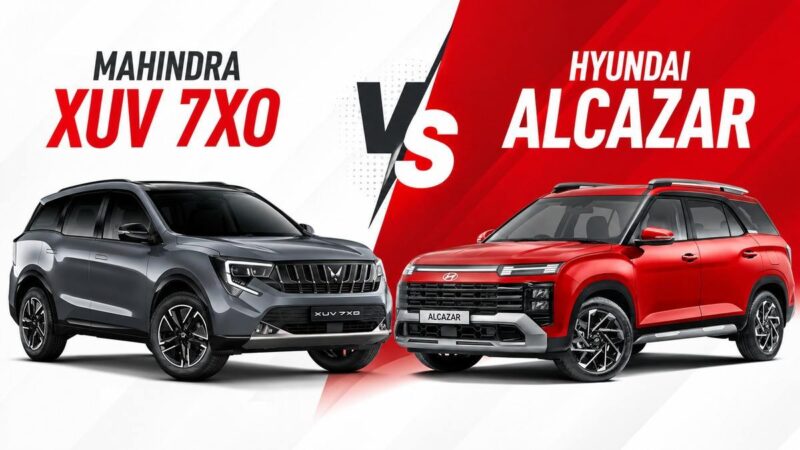 Mahindra XUV 7XO vs Hyundai Alcazar