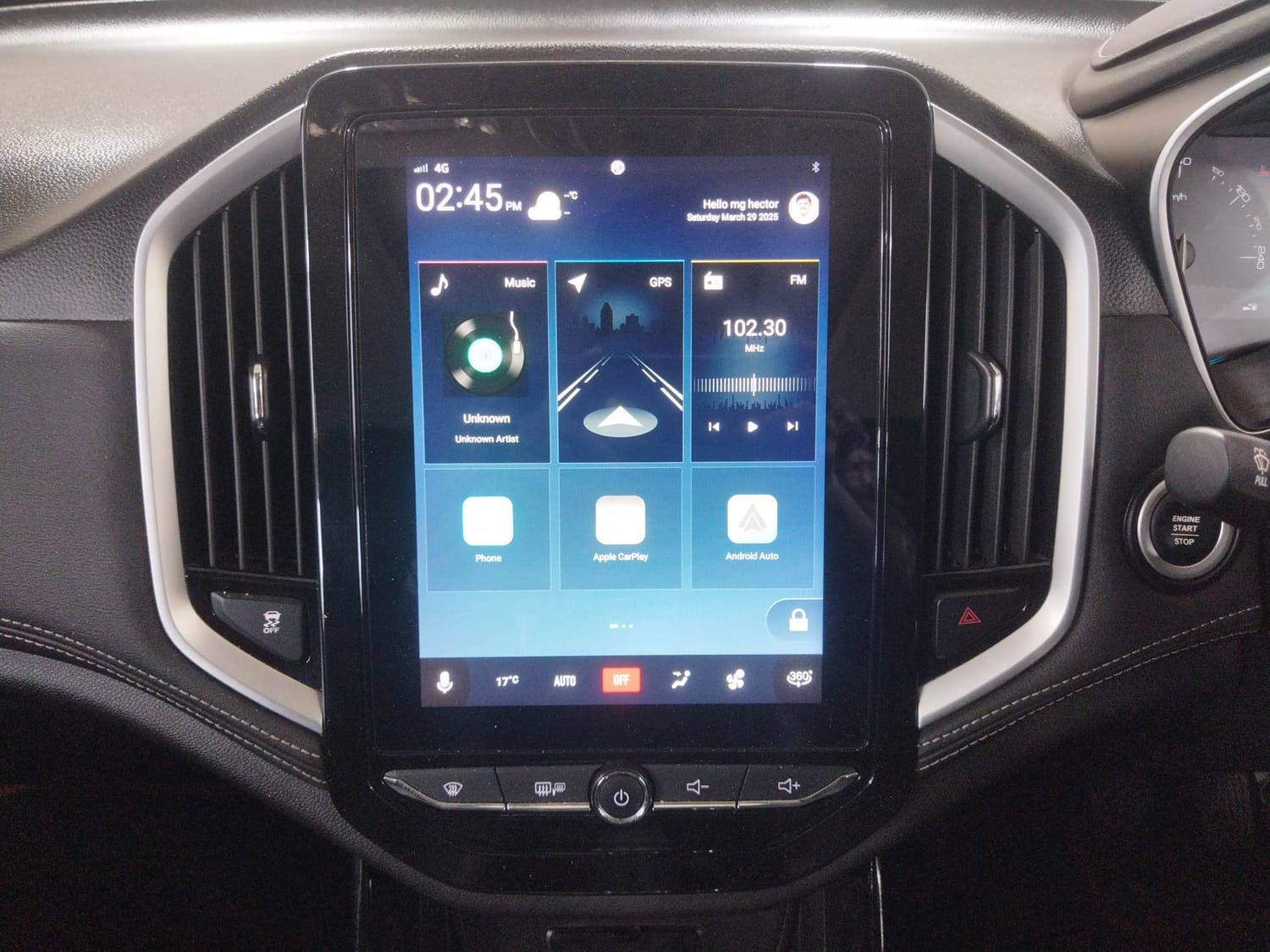 MG Motors Interior Images