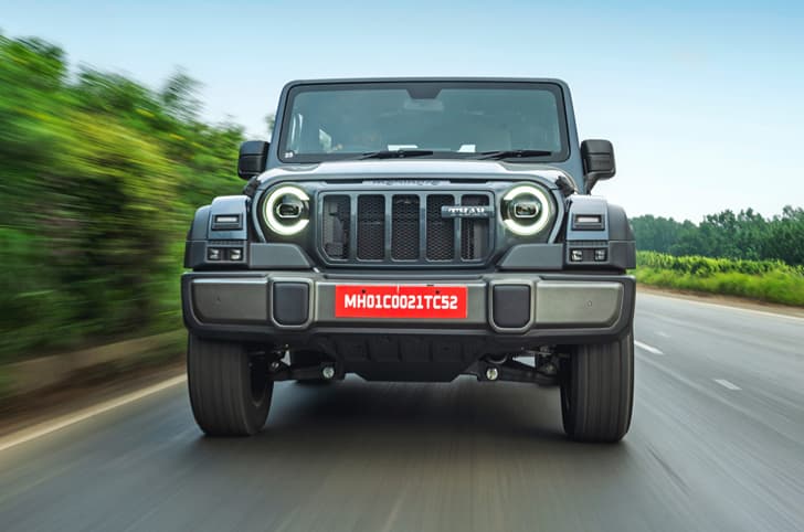 mahindra thar og front view 3
