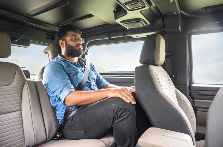mahindra thar og second row seats 2