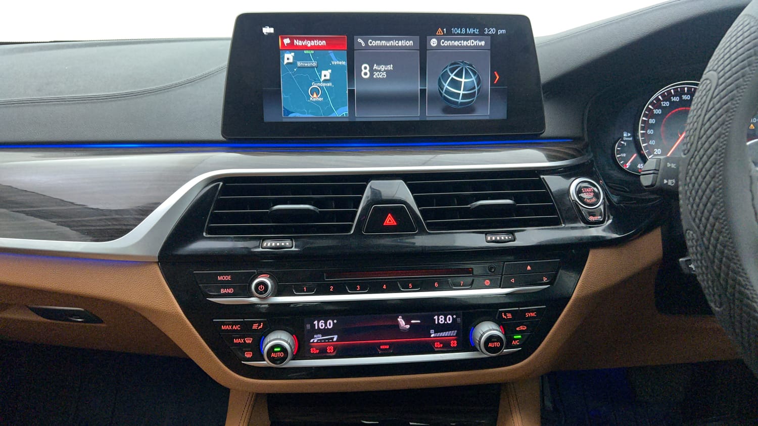 BMW 5 Series interior