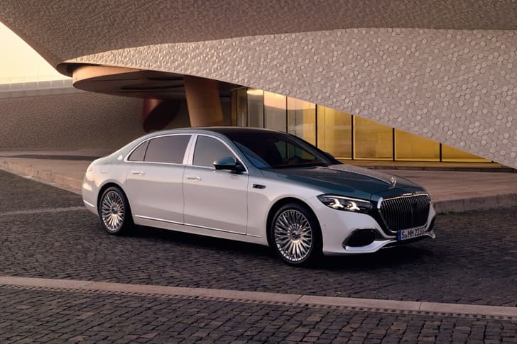 mercedes benz maybach s class facelift front left three quarter