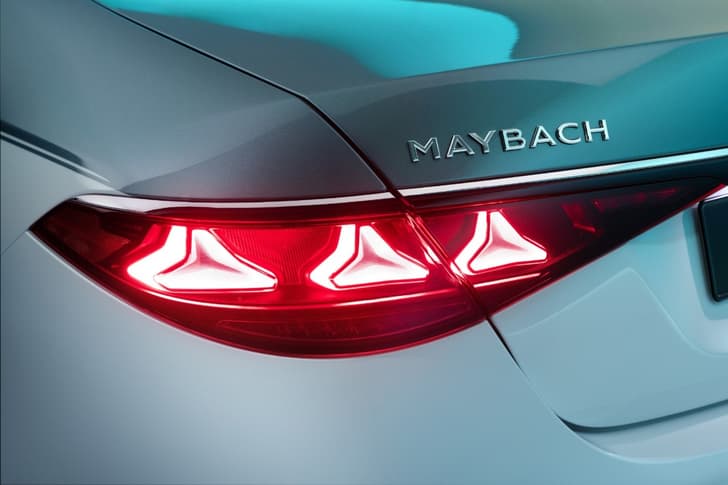 mercedes benz maybach s class facelift tail light tail lamp